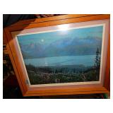 Picture of Lake & Mountains By WM Dorsey