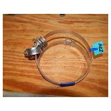 6ct Hose Clamps 2ct Large & 4ct Smaller