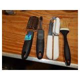 4ct Utensils-Grader, Peeler, Opener, Brush