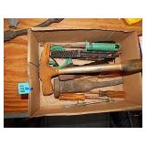 Mixed Flat- Framing Hammer, Screwdrivers, Hole Saw