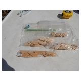 Thin Wood Plugs Ovals Rounds Triangles