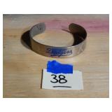 Dodgers Metal Cuff Bracelet
