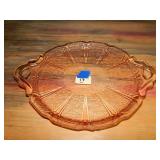 Vintage Glass Serving Platter