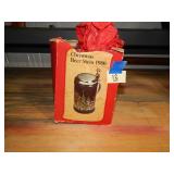 Christmas Beer Stein 1980