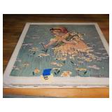 Picture of A Girl Picking Flowers