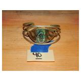 Cuff Bracelet w/ Abalone Shell