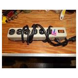 6 Outlet Power Strip w/ 15 Amp Breaker