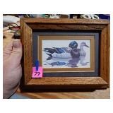 Duck Picture Framed & Matted