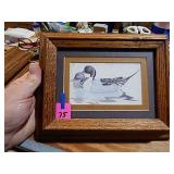 Duck Picture Framed & Matted