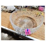 Lead Crystal Fruit/ Serving Bowl