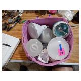 Container Basket w/ Light Bulbs