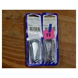 Pr of Galvanized Snap Hooks ï¿½'