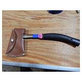 Small hatchet Rubber Handle w/ Sheath