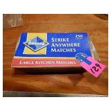 Open Box of Strike Anywhere Matches