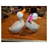 Pair of Ceramic Geese