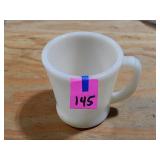 FireKing Coffee Cup Milk Glass