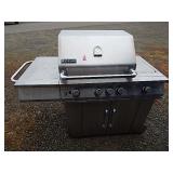 Jenn-Air BBQ Grill w/ Warmer (needs TLC!) NO SHIP