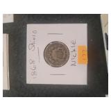 1868 Shield Nickle