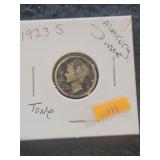 1923 S Mercury Dime