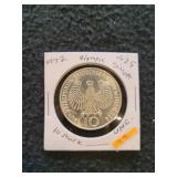 1972 10 Mark Olympic Coin .625 Silver Unc