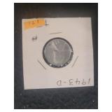 1943 D Steel Penny