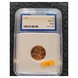 1958 MS67 RD Lincoln Cent