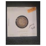 1912 Canadian Dime 90% Silver