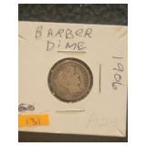 1906 Barber Dime