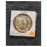 1956 Franklin Half Dollar Uncirc. US Mint