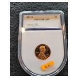 1987 S PR70 DECAM Lincoln Cent