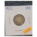 1912 Barber Dime