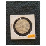 1955 P Franklin Half Dollar Unc