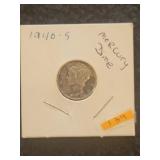 1940 S Mercury Dime