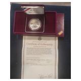 1988 US Mint Proof Silver Dollar 90% w/ COA