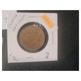 1907 Canadian 1¢ AU