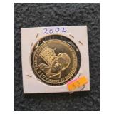 2002 Republic of Liberia $10 Coin Uncirc.