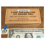 Arms Corp 9mm Parabellum 115gr FMJ 50rnds