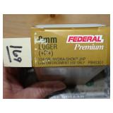 Federal 9mm Luger +P 124gr Hydra-Shok JHP 50rnds