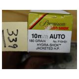 Federal 10mm Auto 180gr Hydra-Shok JHP 20rnds
