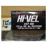 Triton Hi-Vel 357 Sig 125gr JHP 20rnds