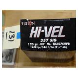 Triton Hi-Vel 357 Sig 125gr JHP 20rnds