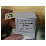 5.56x45 SS109 Black Tip 20rnds