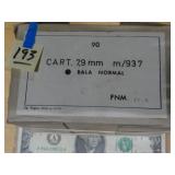 7.9mm 90rnds M/937 Bala Normal FNM