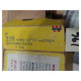 338 Win Mag Brass 20ct 10ct Primed
