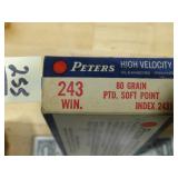Vintage Peters 243 Win 80gr PTD SP 20rnds