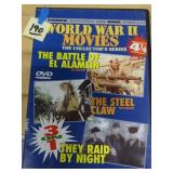 WWII Themed Movies 3 in 1 DVD