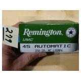 Remington UMC 45 Auto 230gr MC 50rnds
