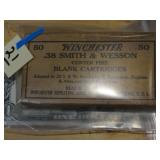 Vintage Winchester 38 S&W Blanks 50rnds