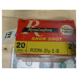 Vintage Box Remington 20Ga 2ï¿½' 6rnds