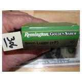 Remington 9mm Luger +P 124gr JHP 25rnds